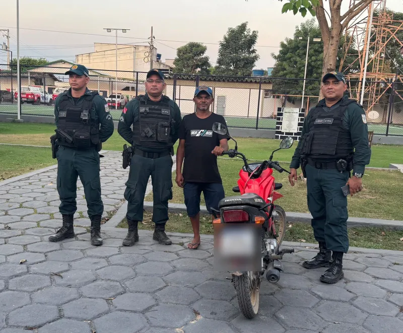 PM recupera motocicleta furtada em frente a residência em Tailândia