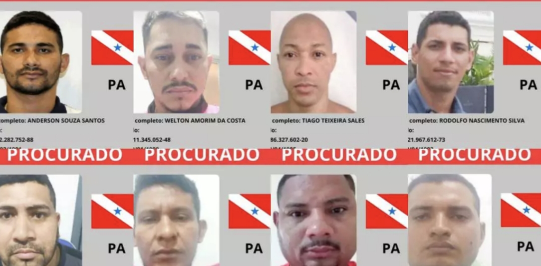 Veja quem são os 8 foragidos mais procurados do Pará