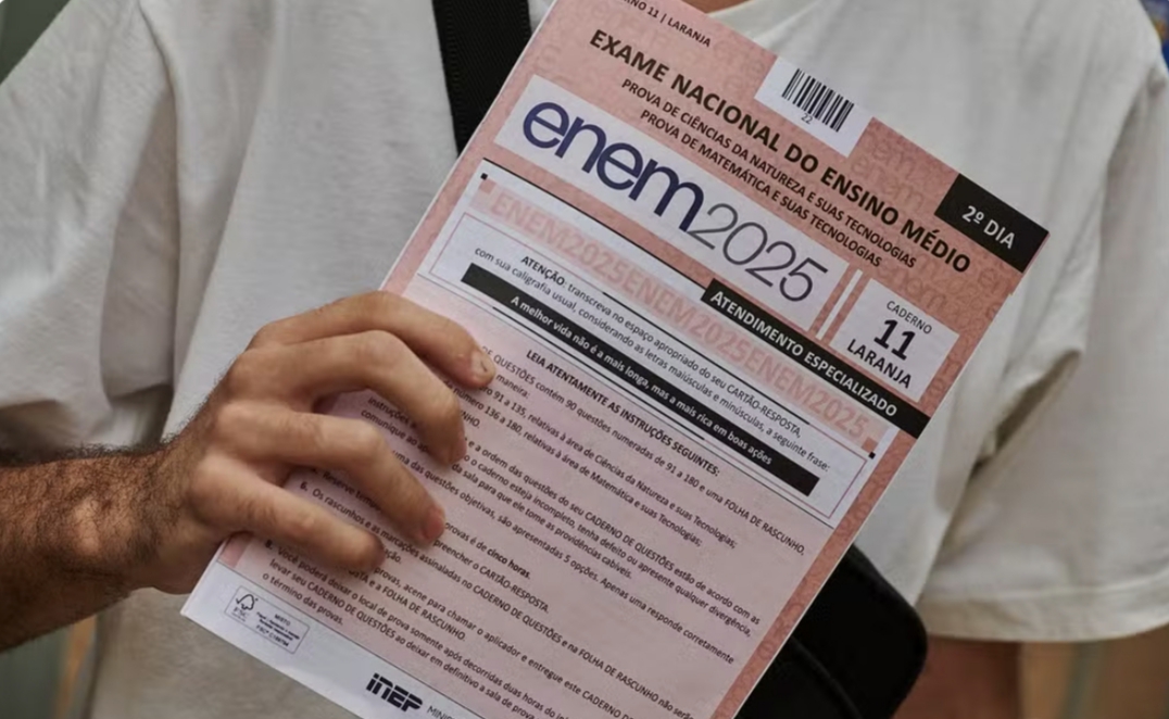 Enem 2025: resultado já está disponível.