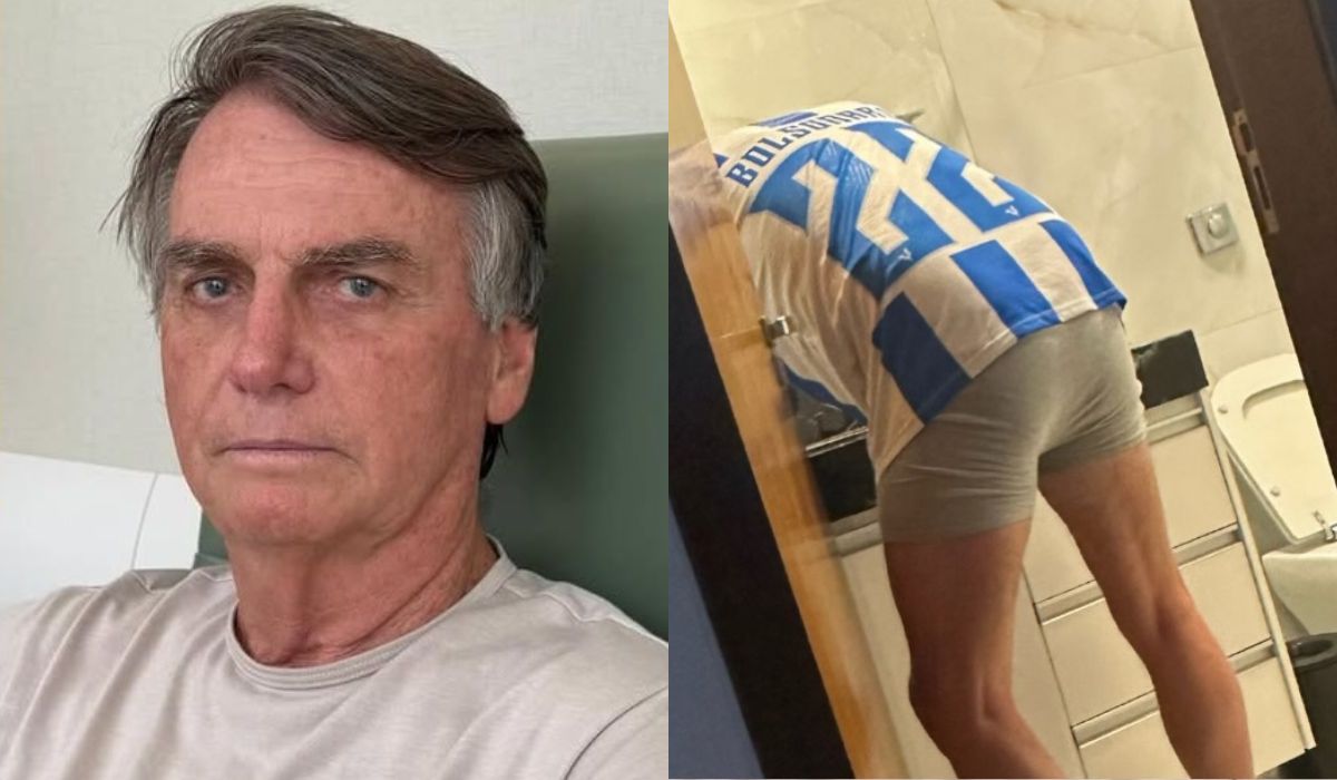 Bolsonaro de cueca: Carlos divulga foto do pai e alega piora da saúde